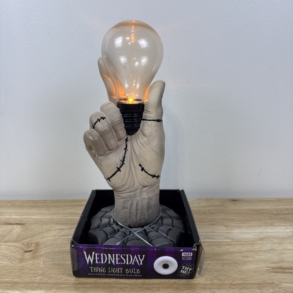 The Addams Family Thing Light Animatronic Wednesday